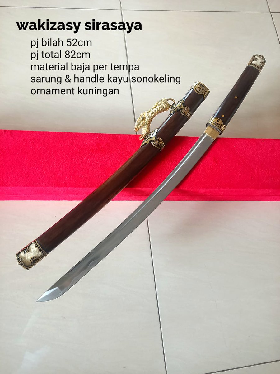 Best seller
Promo super murah
Wakizashi shirasaya custom
Kualitas lulus yes uji kadar spuh
SUPER PROMO
Rp 950.000 ajah
wa.me/6285797151532
