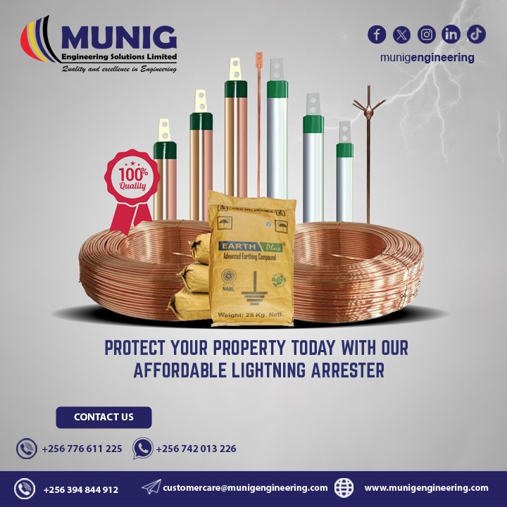 Munig Engineering Solutions (@munigengineers) on Twitter photo With the changing weather, lightning can strike anytime but be prepared with our cutting edge arresters by protecting what matters most. contact us today for the best solutions. With the changing weather, lightning can strike anytime but be prepared with our cutting edge arresters by protecting what matters most. contact us today for the best solutions.