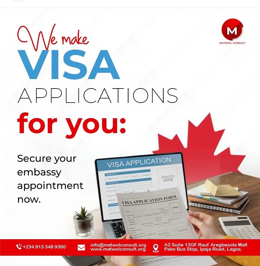 Matwolconsult's tweet photo. You can be rest assured 💯 
Bank on Matwol Consult , Efficiency &amp; reliability in the DNA. 

Go and verify …

Get us involved 

#visasuccess #visapplication #matwolconsult #visaexperts #travelnow https://t.co/7xQe9Ji4K0