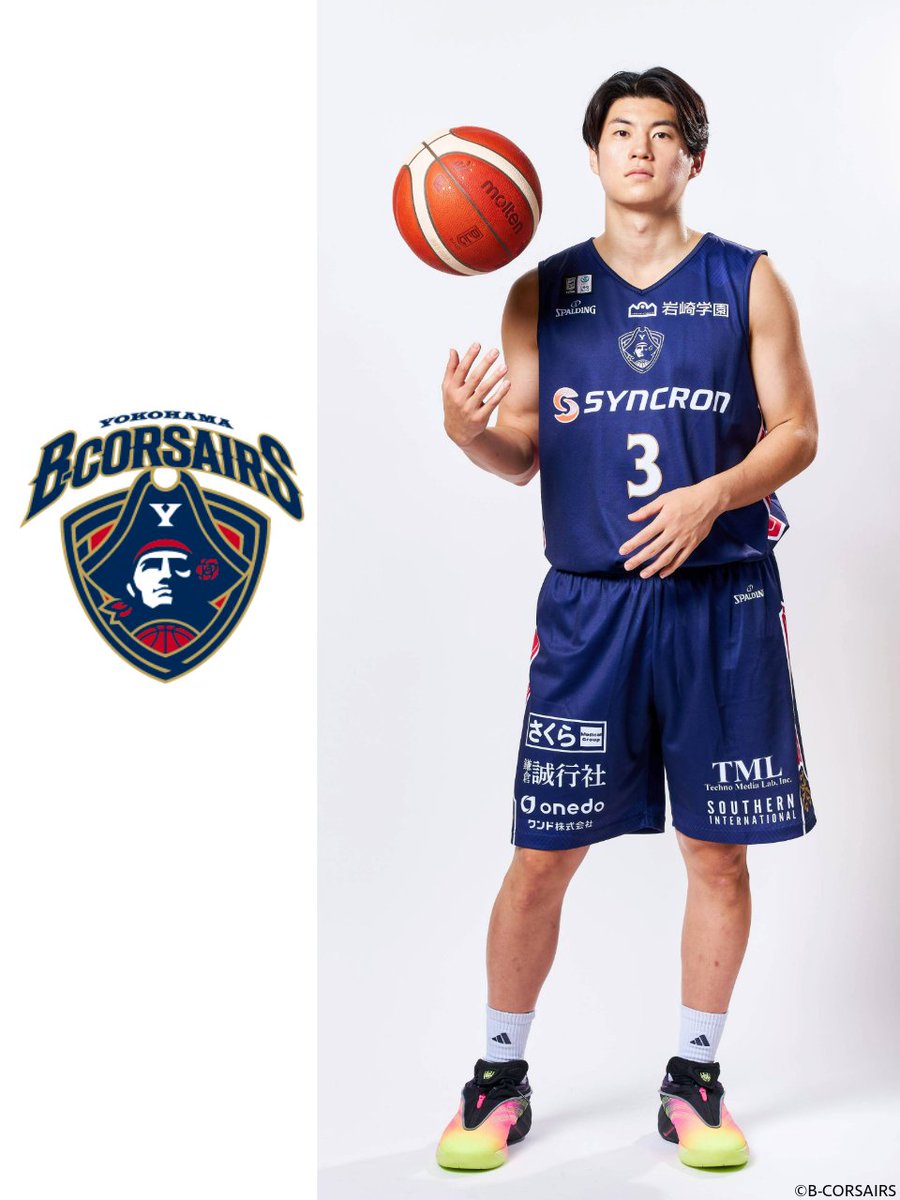 横浜ビー・コルセアーズ　安藤誓哉　証明写真風ステッカー　ビーコル 🔥ホーム開幕 前夜祭🔥特番放送！ 📅10月10日 (金) よる9時～ 『SEIYA