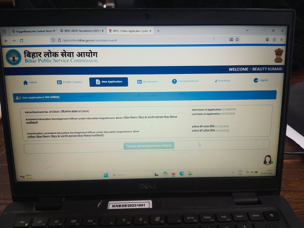 <a href="/BPSCOffice/">Bihar Public Service Commission</a> <a href="/NitishKumar/">Nitish Kumar</a> mahodya ajj 3 din se bpsc adeo  ye site nahi khul Raha hai kripya krke iska date extend karbaiye aur site sahi kijiye taki mai is from ko bhar saku