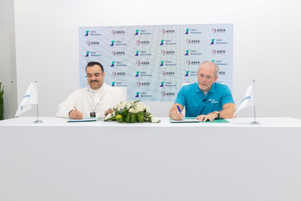 بكل فخر نعلن في 1957 Ventures عن توقيع مذكرة تفاهم مع عسفا فنتشرز  🤝

في هذا التعاون يجمع بين خبرتنا في بناء شركات الفنتك و الإستثمار ، مع تميز عسفا في إطلاق ودعم المشاريع الناشئة و خبرتهم في التقنية .

يأتي هذا التعاون لدفع عجلة الابتكار، وتسريع نمو الشركات، وصناعة حلول تقنية