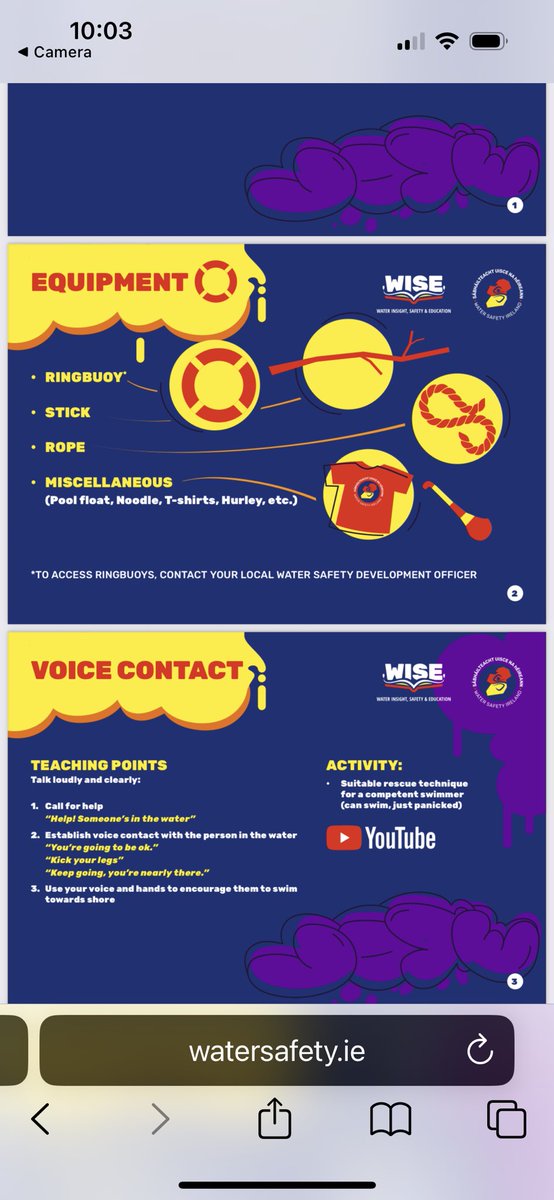 DeirCol's tweet photo. Huge thanks to @WaterSafetyIE for their brilliant resource pack & online materials π Helping us bring vital water safety education into PE lessons β even on dry land! π§π« #WaterSafety #PhysEd https://t.co/D3EuAaAs5O