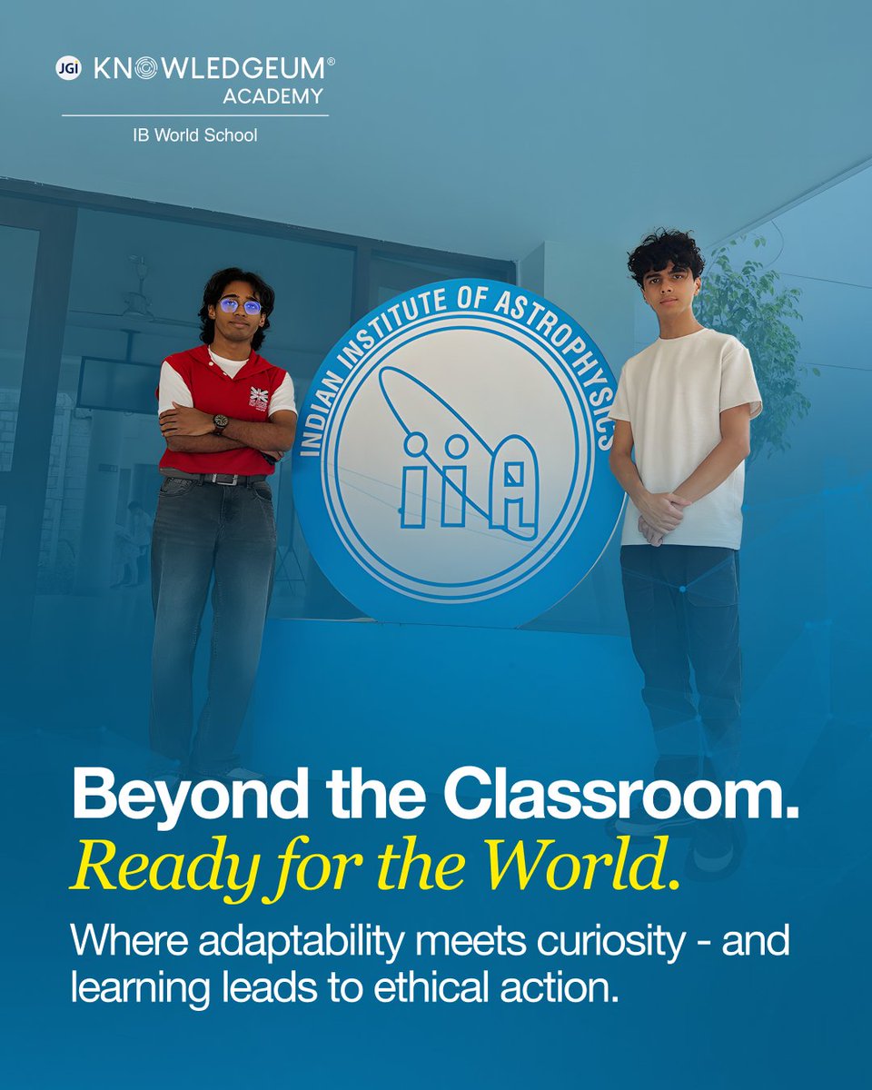 KnowledgeumA's tweet photo. WHY IB? Because the future can’t be memorised. 🌍
At Knowledgeum Academy, the IB Diploma Programme builds adaptability, curiosity &amp; integrity—preparing learners for life, not just exams.

#WhyIB #BeyondTheClassroom #KnowledgeumAcademy #IBDiplomaProgramme #FutureReady https://t.co/2SFRIemfZR