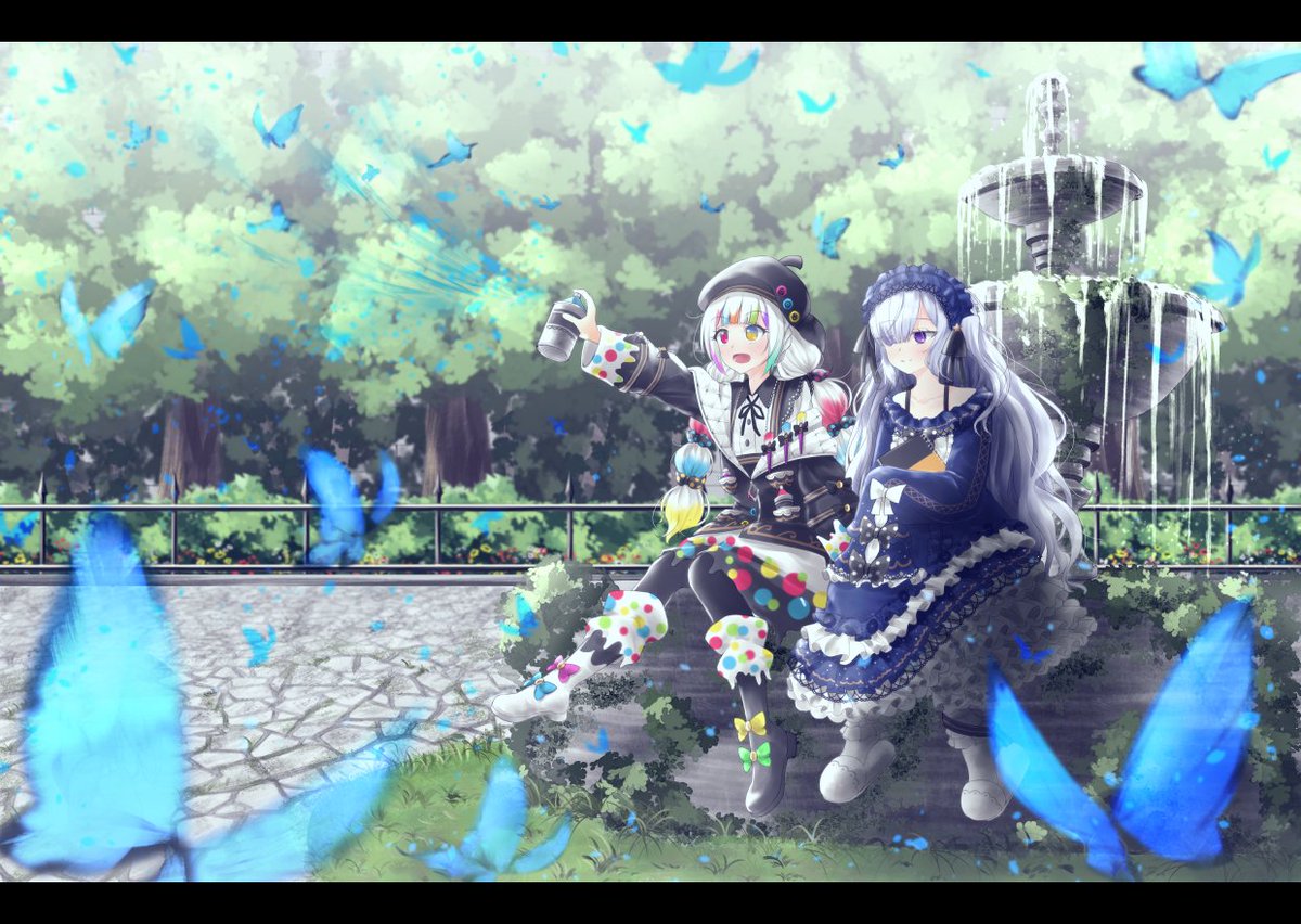 イラスト　原画　ホムチェンコ・アンナ 「トロピカル」 こると揚げ@skeb募集中 on X