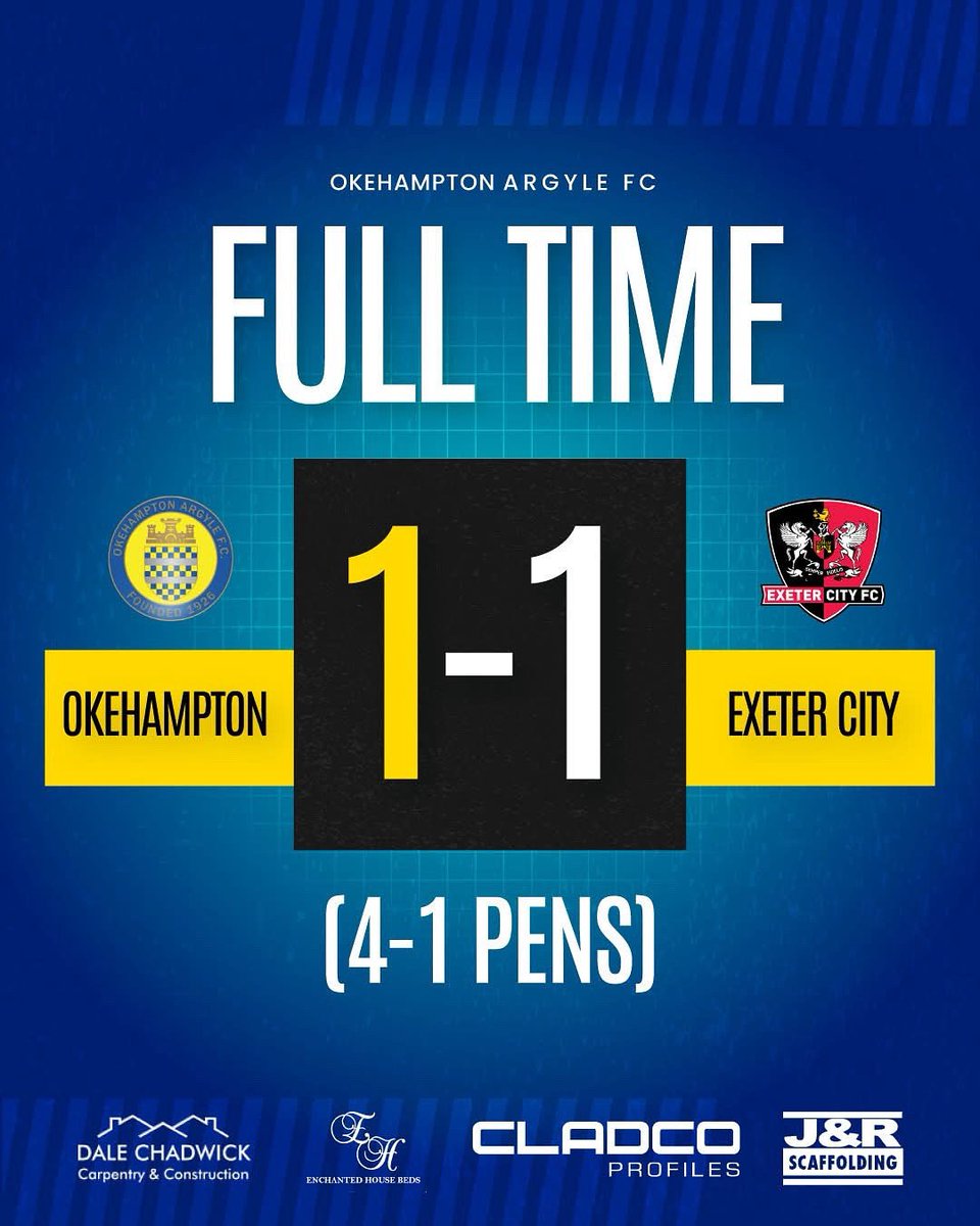 🔥 THROUGH TO THE NEXT ROUND! 🔥

After going 1-0 down, Oke battled back with an Aaron Hicks equaliser. It ended 1-1, and in the shootout Jack Arthur saved two pens to seal the win! 👌

🙌 Thanks to everyone who came down to support – we’ll keep you posted on the next round!