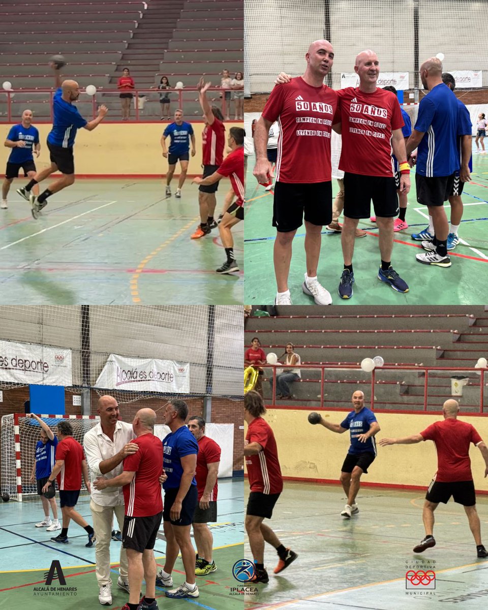 ➡Este fin de semana, Demetrio Lozano volvió a sentirse en casa al celebrar su 50 cumpleaños en el pabellón que actualmente lleva su nombre. Rodeado de compañeros y amigos de toda una vida ligada al balonmano, compartió risas, anécdotas y, cómo no, volvió a disfrutar jugando.