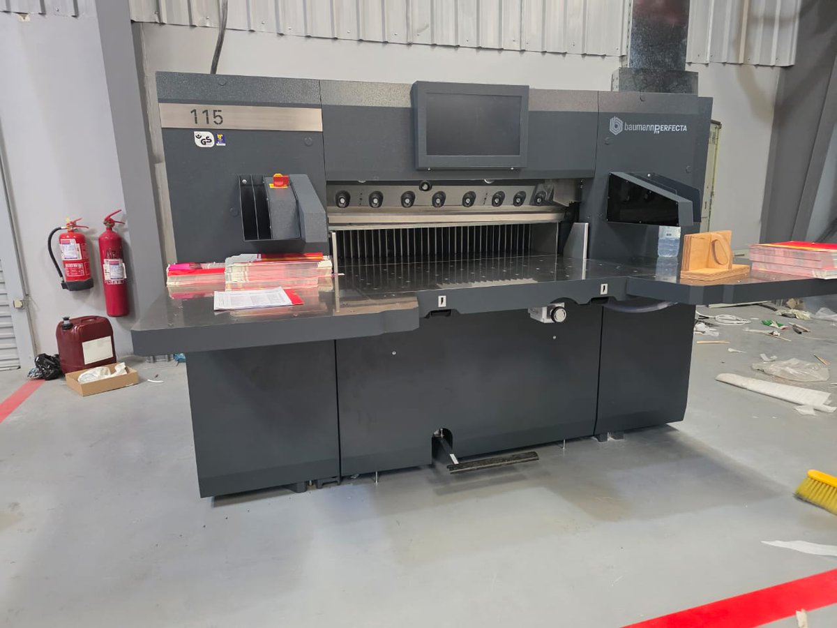 aahtrdg's tweet photo. We’ve SOLD 4 Units of BaumannPerfecta 115 SE 🇩🇪This Year! 
📍 Dubai | Dammam | Kuwait

We’re proud to announce the successful delivery/installation/commissioning of 4 BaumannPerfecta High-Speed Cutter 115 SE machines 100% Made in Germany,across the Middle East this year! https://t.co/K9NOmldJr3