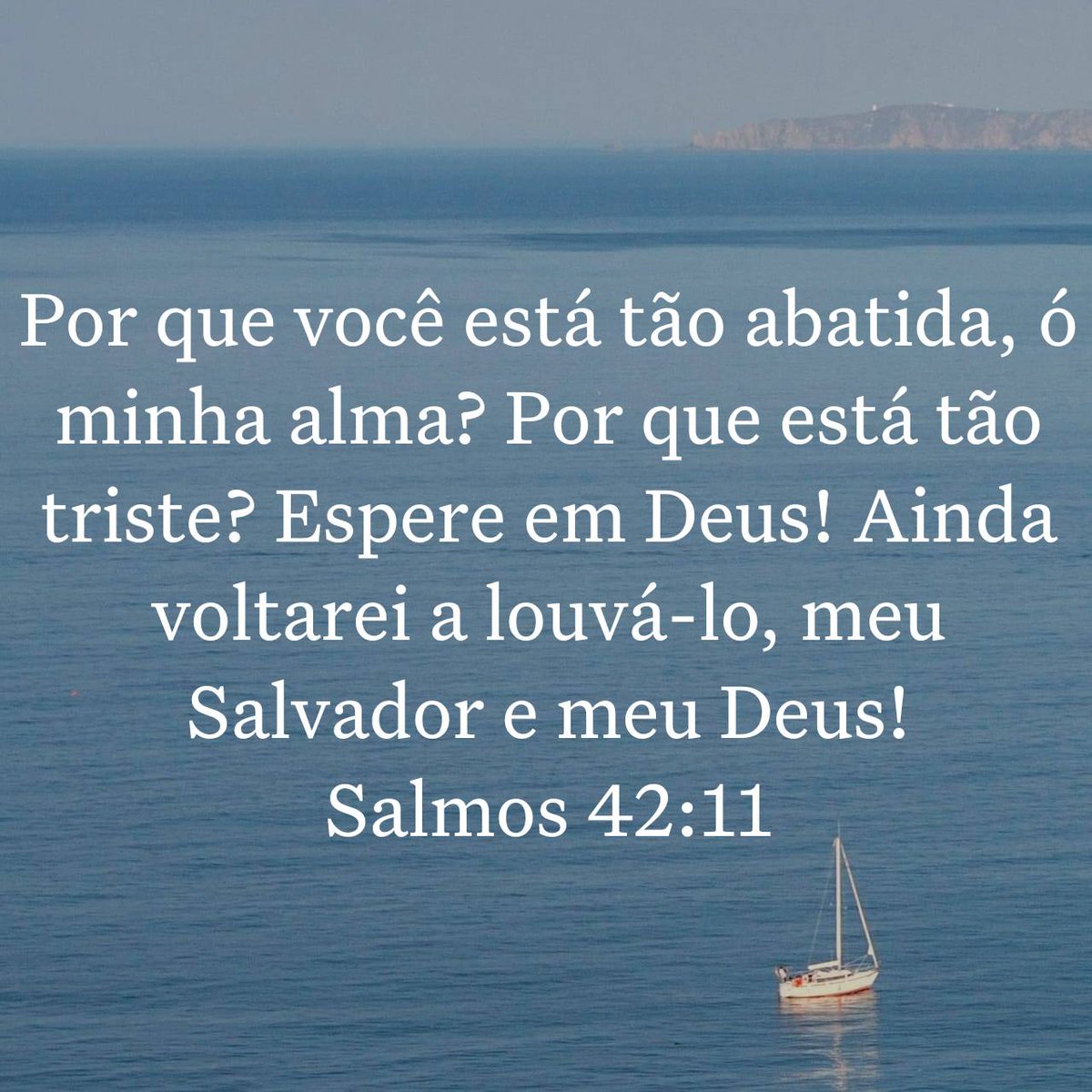 bibliaminuto's tweet photo. Por que você está tão abatida, ó minha alma? Por que está tão triste? Espere em Deus! Ainda voltarei a louvá-lo, meu Salvador e meu Deus!
Salmos 42:11 https://t.co/omAG50J37P