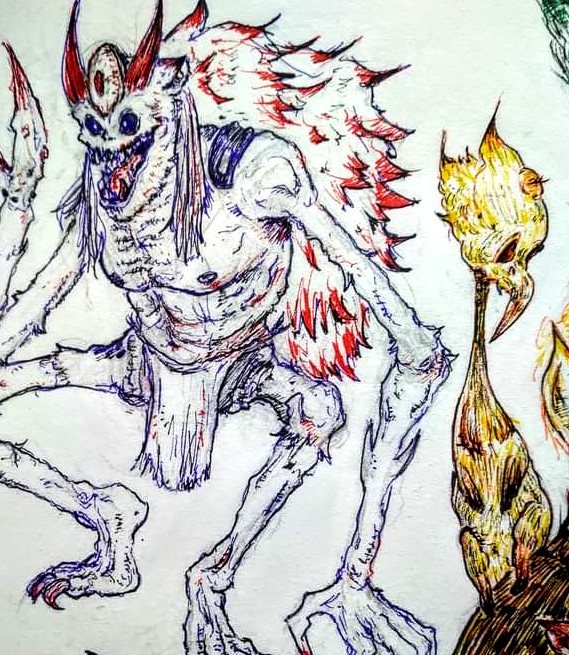 Some monster OCs

#art #sketchbook #sketch #monster #drawing