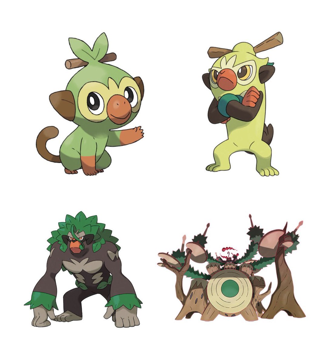 Animanga2020's tweet image. Goh’s Pokémon
-#Grookey &amp;gt; #Thwackey &amp;gt; #GigantamaxRillaboom. #サルノリ &amp;gt; #バチンキー &amp;gt; #ゴリランダー &amp;gt;&amp;lt; #キョダイマックスゴリランダー
-#Butterfree &amp;gt;&amp;lt; #GigantamaxButterfree. #バタフリー &amp;gt;&amp;lt; #キョダイマックスバタフリー