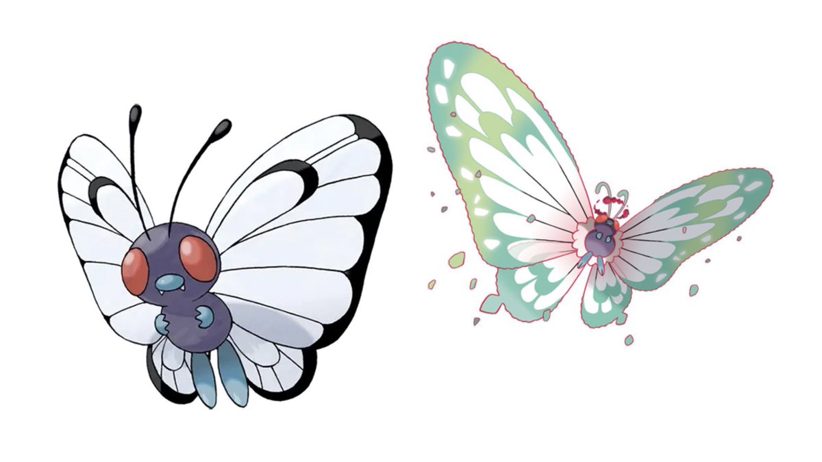 Animanga2020's tweet image. Goh’s Pokémon
-#Grookey &amp;gt; #Thwackey &amp;gt; #GigantamaxRillaboom. #サルノリ &amp;gt; #バチンキー &amp;gt; #ゴリランダー &amp;gt;&amp;lt; #キョダイマックスゴリランダー
-#Butterfree &amp;gt;&amp;lt; #GigantamaxButterfree. #バタフリー &amp;gt;&amp;lt; #キョダイマックスバタフリー