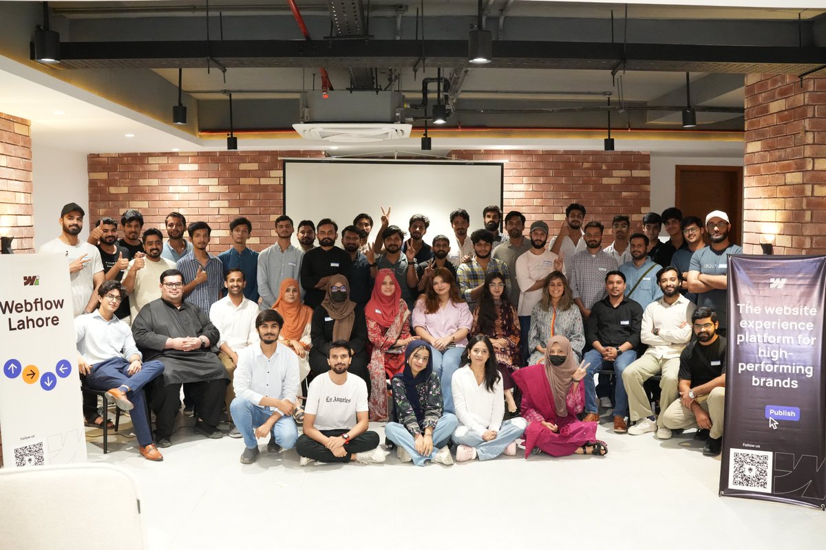 M_Bilal58's tweet image. Just attended Webflow Conf 2025 in Lahore 🚀

Inspired by the sessions, the community, and the future of no-code with AI + automation.

Can’t wait to apply the fresh ideas in upcoming projects! ✨ #WebflowConf #NoCode