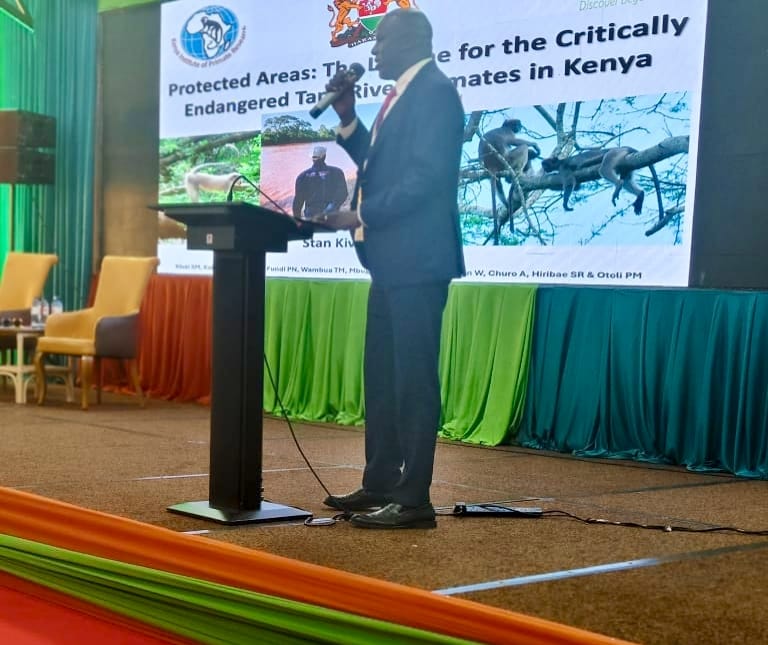 KIPRE's Primate Conservation Work finds its place at this year's WRTI Wildlife Scientific Conference at L. Naivasha Resort. Dr. <a href="/skivai/">Stanislaus Kivai</a> enlightened the scientific community on role of protected areas and power of communities in saving threatened primates.
#primateconservation