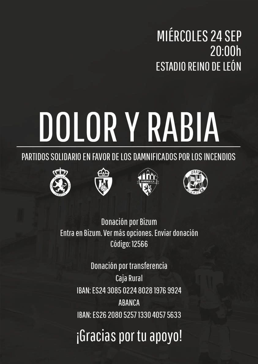 ¡Llegó el día! Hoy a las 20:00 horas tenemos una cita en el estadio Reino de León. ¡Te esperamos! ¡Y gracias por colaborar con tu donación!