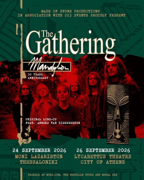 RockLiveBgcom's tweet photo. The Gathering с Anneke van Giersbergen с концерт в Солун през 2026. https://t.co/LcoZL17pJW https://t.co/8HELReuWgS