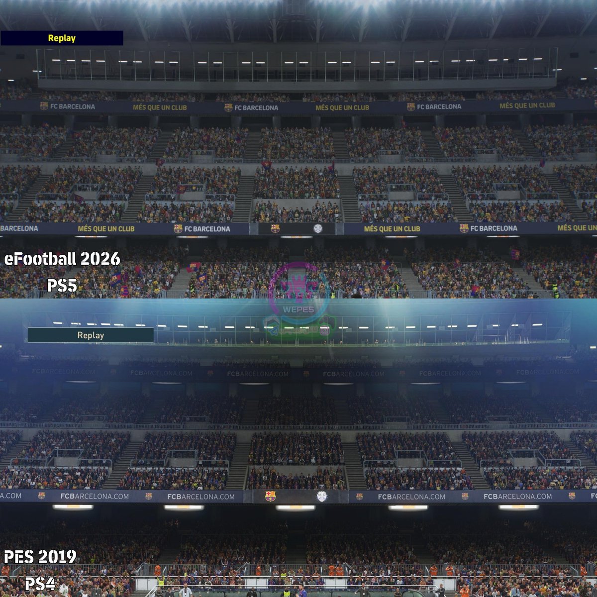 It's ridiculous that a game on an older generation offers deeper shadows, more natural lighting and better graphical effects than a game on a next generation with a more powerful graphics engine!

#PES2019 #eFootball #eFootball2026