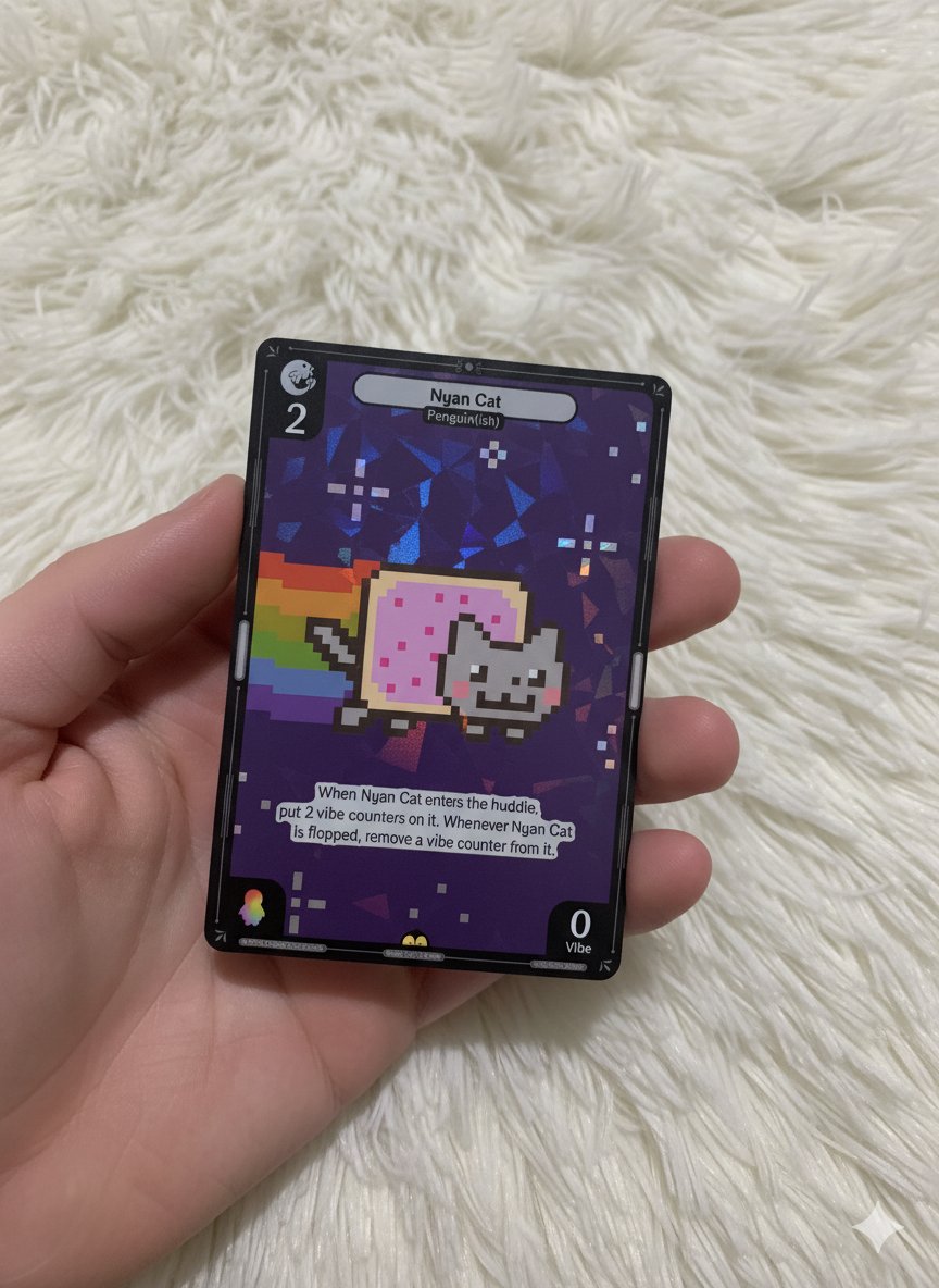 Who got the secret rare Nyan Cat? Comment your flex 👇

#vibestcg