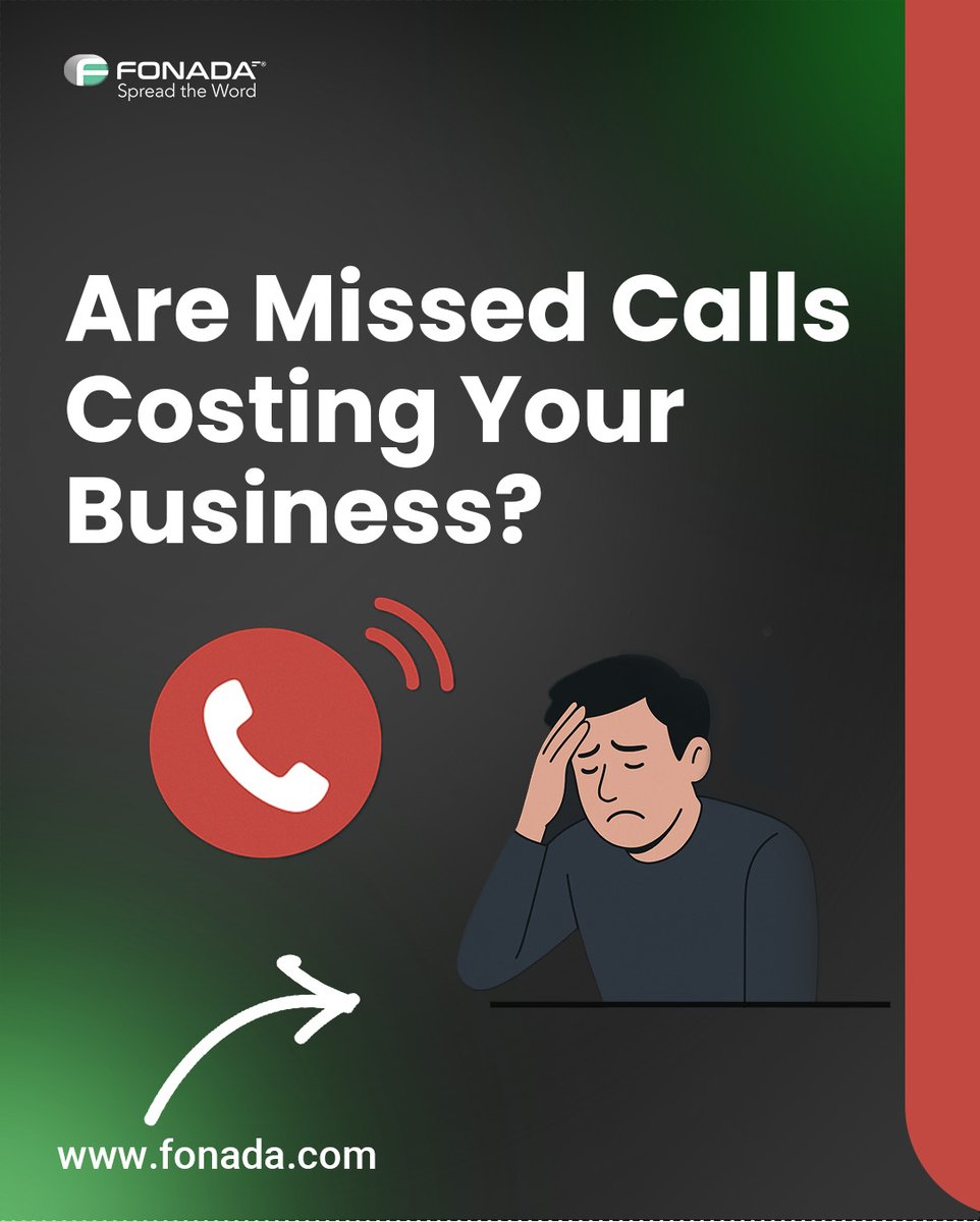 Never miss a call, never lose a customer! 📞 Fonada’s IVR &amp; smart routing keep your business growing and customers happy. ✅ Learn more: fonada.com