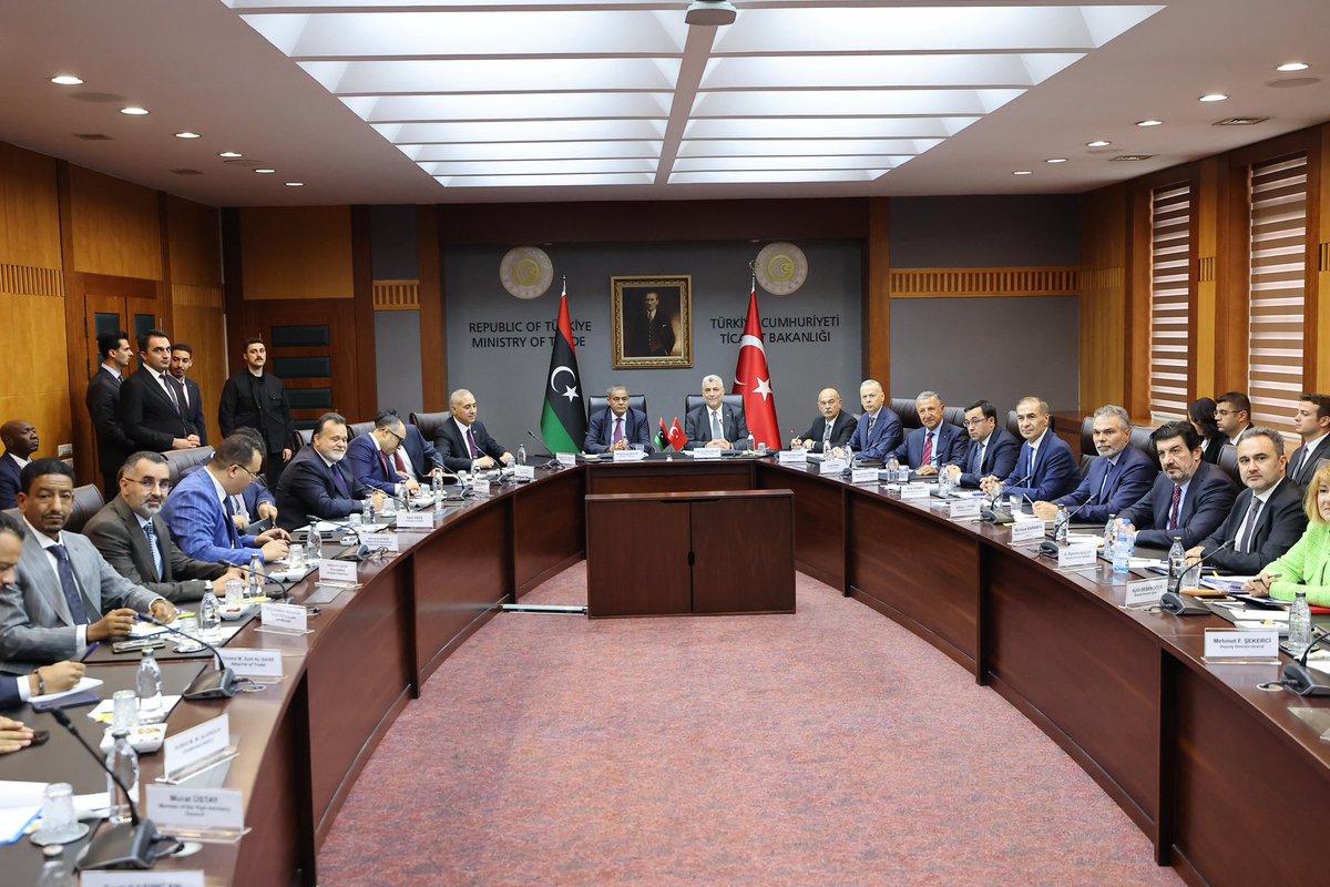 MurtazaKaranfil's tweet photo. 📌 Türkiye – Libya İşbirliği

Ticaret Bakanımız Dr. Ömer Bolat, Libya Ulaştırma Bakanı Muhammed Salim eş-Şehubi, Türkiye-Libya İş Konsey Başkanı Murtaza Karanfil ve Müteahhitler Birliği Başkanı ile birlikte Türkiye-Libya Ortak Çalışma Grubu 2. toplantısı Ankarada gerçekleştirildi https://t.co/tBC3BirLzq