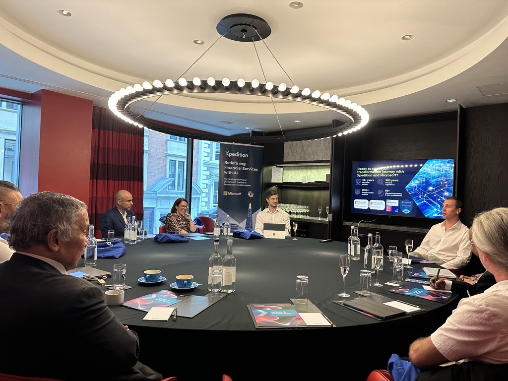 ✨ Last night, we hosted an exclusive roundtable with Microsoft at the South Place Hotel, bringing together senior leaders to explore how AI is shaping the future of Financial Services.