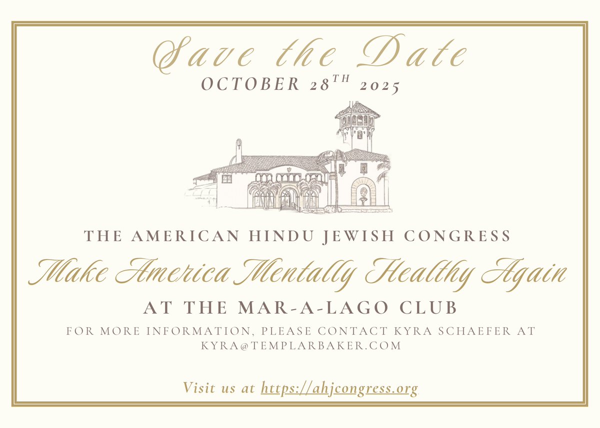 American Hindu Jewish Congress tweet media