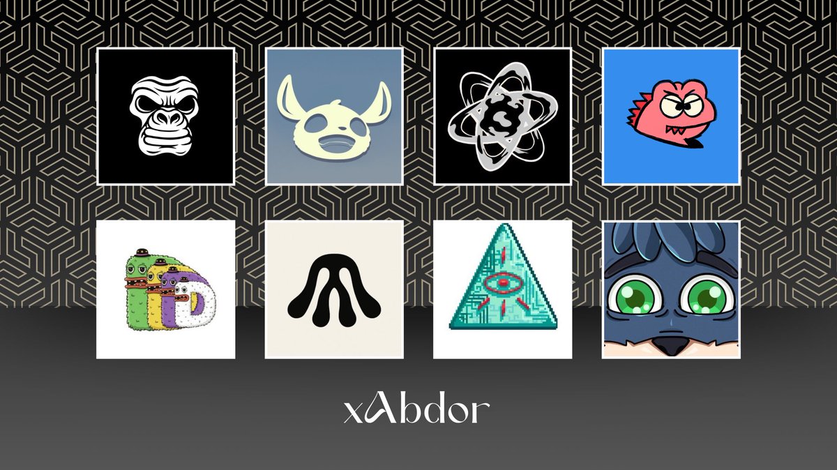 xAbdorW3's tweet image. Early Project 📰

FREEMINT 
• @GokongzNFT 
• @Goobinft 
• @MegaBlobz 
• @ZonkooNFT 

PAID
• @dumbowtf 
• @MadTitansClub 
• @DemonDripDao 
• @wolfswapwolfies