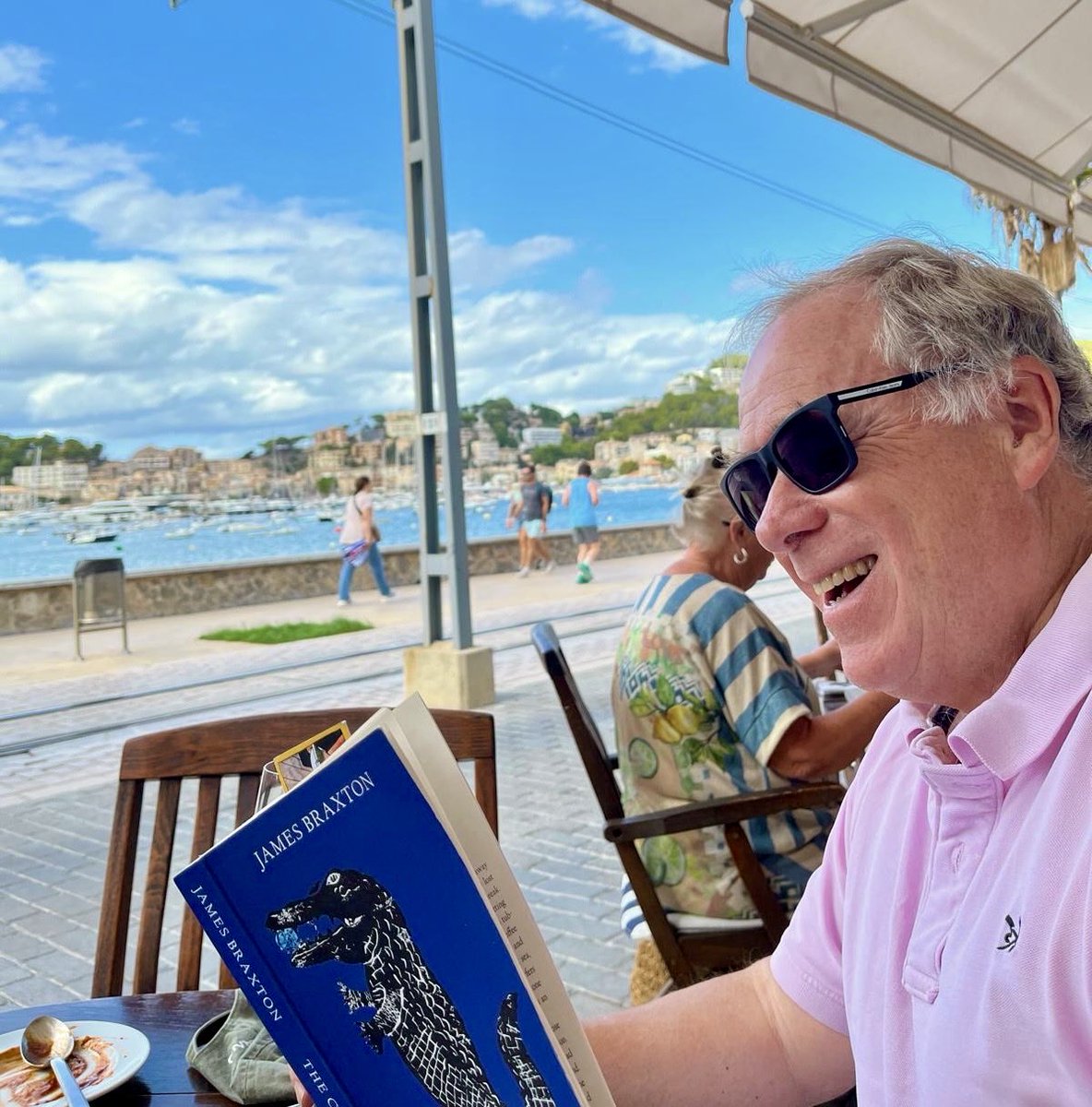 Holiday reading, 2nd book in the Barty series, The Crocodile Stone, when an enormous egg shaped blue sapphire is dredged from a crocodile-infested river by young Sri Lankan boy and then smuggled into Britain by Lionel, an affable antiques dealer. To buy; jamesbraxton.com