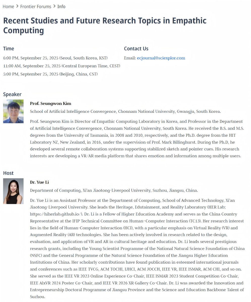 Empathic Computing Journal tweet media