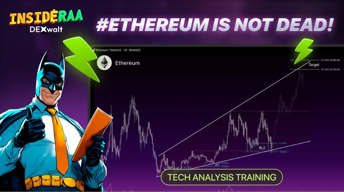 INSIDERAAVision's tweet photo. Is Ethereum already dead??

INSIDERAA Let's just see what's going on with #ETH according to technical analysis, and it works well for him.

#Insider: Remember Technical Analysis Works Well on Top Assets such as BTC, BNB, TON, SOL, LINK and others, from $1 billion+ MCap. https://t.co/xziIiKmhvY