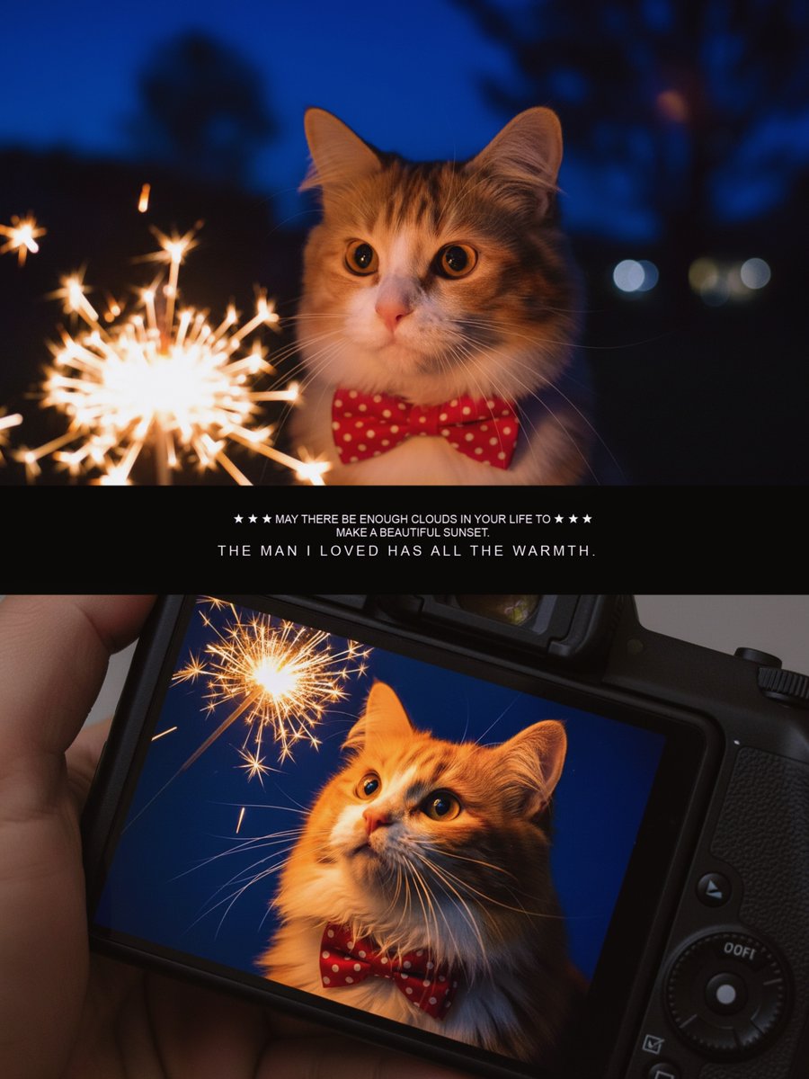 StyleAi_art's tweet image. Do you love 咪（mi）~❤️
I planned a pet portrait session for my cat while I stayed at home!
I used the Nano Banana model from styleai.art/nano-banana and the result is incredibly realistic. 
#styleaiart #styleai #petphoto #petphotography #cat #catphoto #nanobanana #aipainting