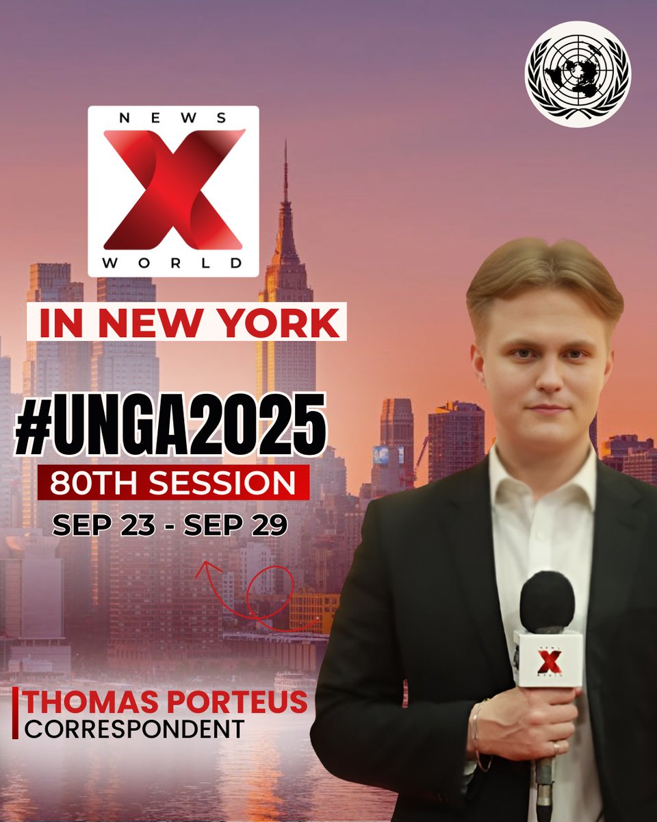 LIVE from New York | UNGA 80th Session 2025
World leaders are gathering at the United Nations to debate climate action, global security, and the future of multilateral cooperation. NewsX World is on the ground with correspondent Thomas Porteus, bringing you exclusive interviews,
