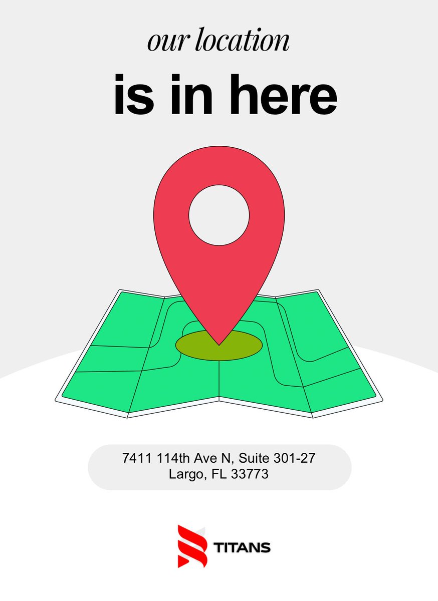 TitansSound's tweet image. 📍 Our office location:
7411 114th Ave N, Suite 301-27
Largo, FL 33773

We are here to support our partners and clients with professionalism and dedication. ✨🤝