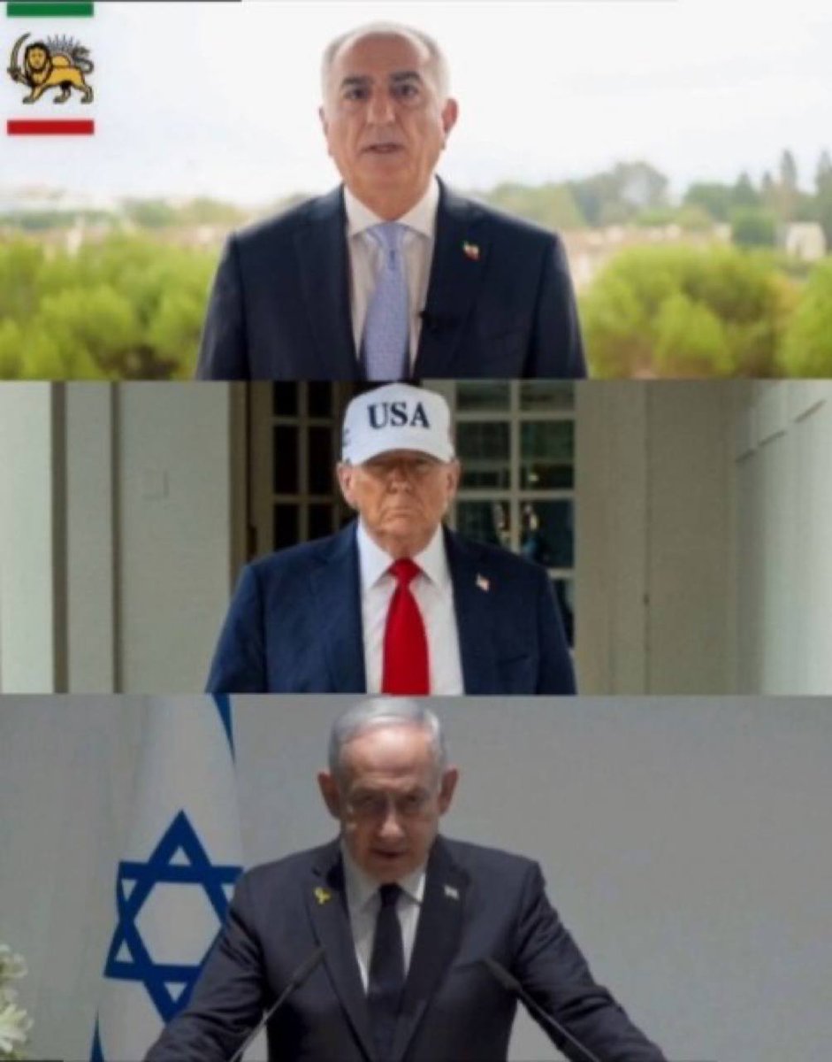 ARHAMEL2's tweet image. اتحاد این سه ابرمرد ایران، خاورمیانه و جهان رو نجات خواهد داد!
#نبردباتاریکی
#KingRezaPahlavi