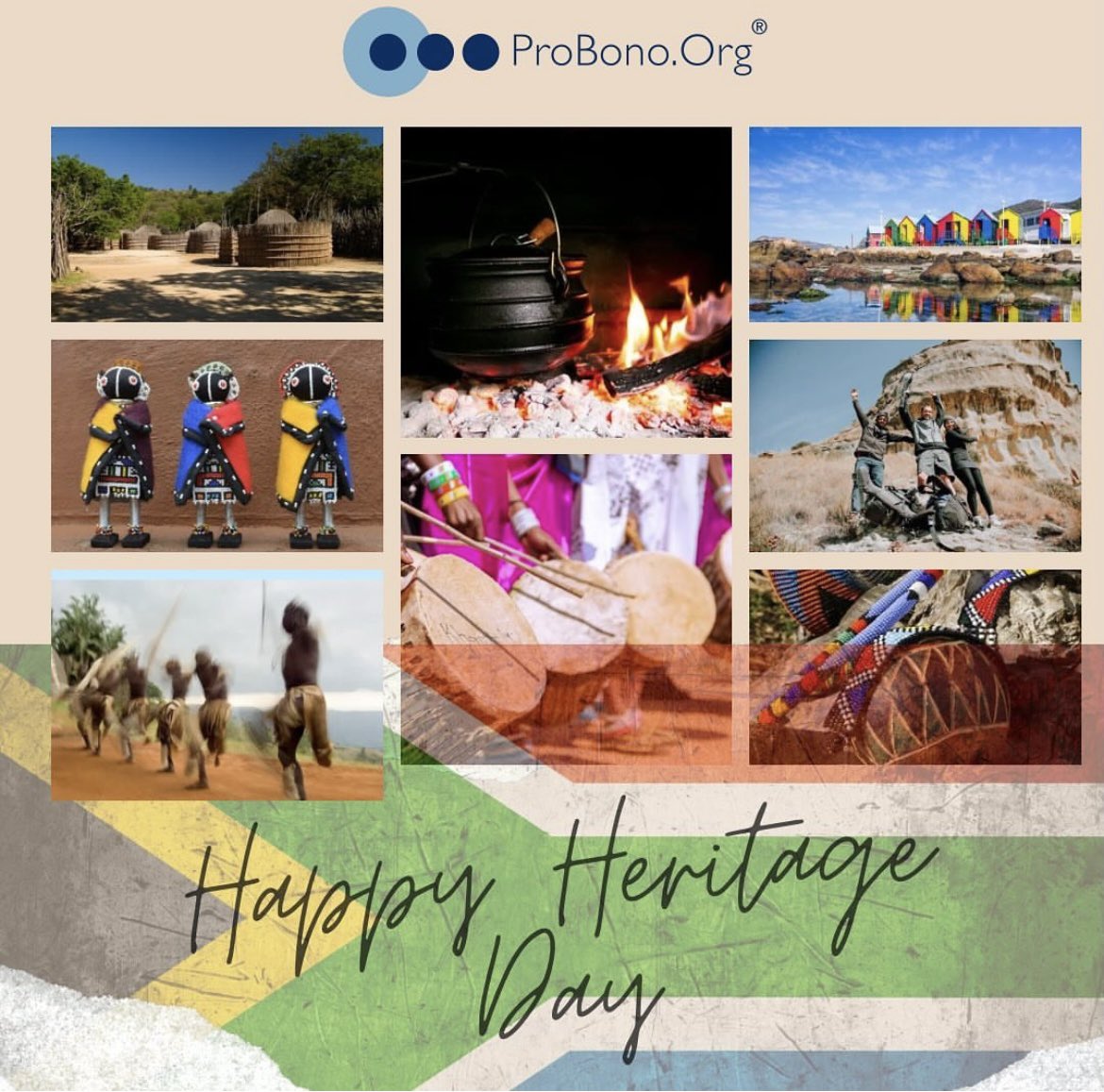 Today we celebrate the richness of our diverse cultures, traditions, and stories that unite us as South Africans. Happy Heritage Day from all of us at ProBono.Org!🇿🇦