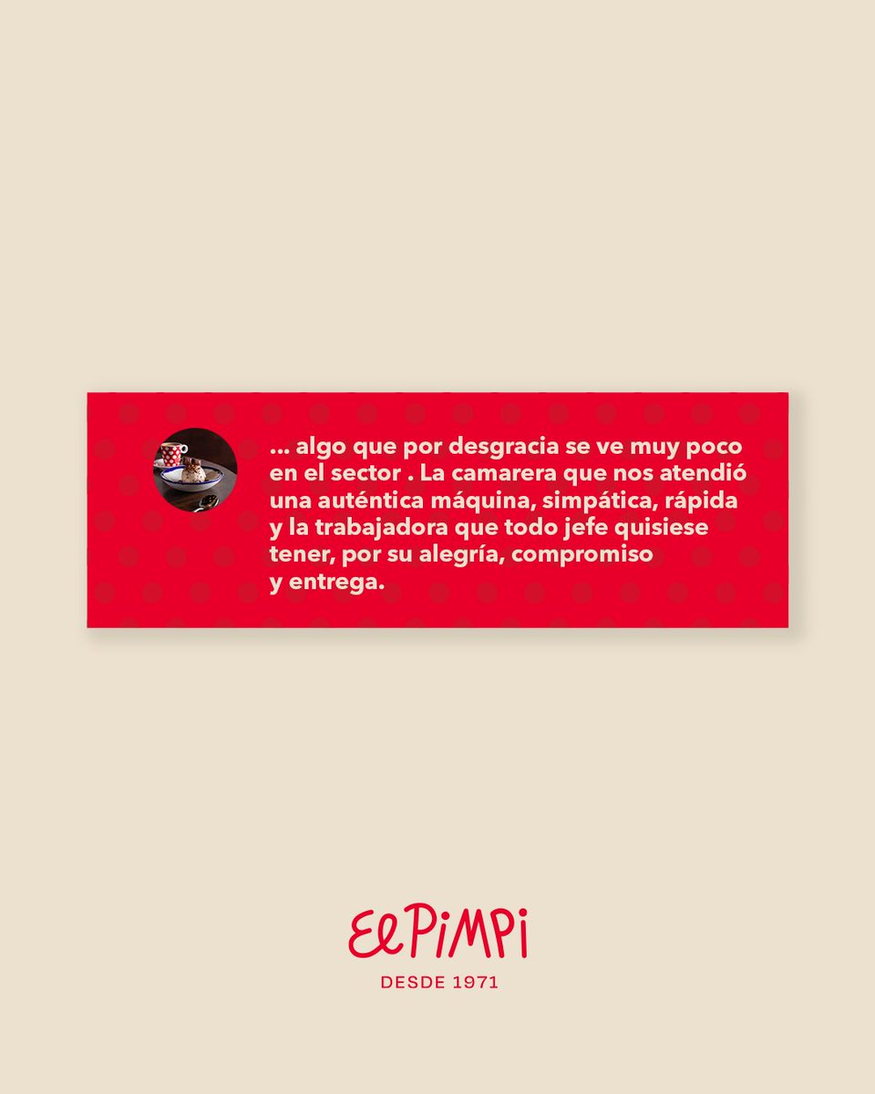 El Pimpi (@elpimpimalaga) on Twitter photo ✨ Lo que opináis de El Pimpi ✨
Vuestras palabras son nuestra mejor recompensa. ❤️
Desliza y descubre por qué nuestra casa es un lugar único en Málaga. 🍷
📩 reservas@elpimpi.com
☎ 952 225 403 ✨ Lo que opináis de El Pimpi ✨
Vuestras palabras son nuestra mejor recompensa. ❤️
Desliza y descubre por qué nuestra casa es un lugar único en Málaga. 🍷
📩 reservas@elpimpi.com
☎ 952 225 403