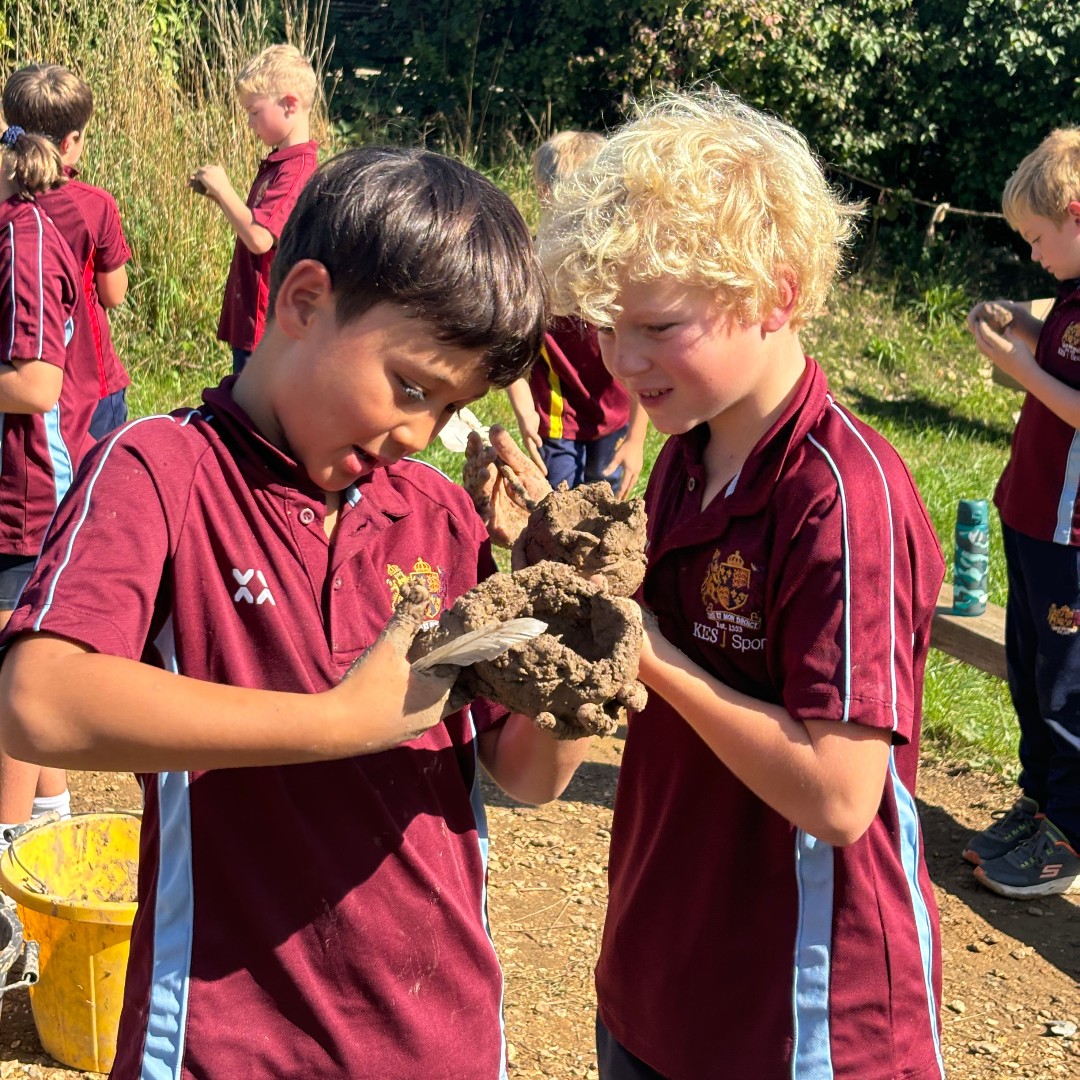 Last week our Year 4 children travelled back in time to the Anglo-Saxon era at Butser Ancient Farm. A day of hands-on activities brought history alive and kick-started this term’s Discovery topic. 🏡

#ProudlyPartOfKESFamily #AngloSaxon #HistoryInAction #ButserAncientFarm