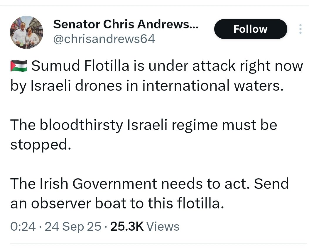Man who wants to keep the triple lock in place doesn't realise what he's asking is of the Irish government is impossible because of the triple lock he and Sinn Féin want to keep in place. There's a word for that.