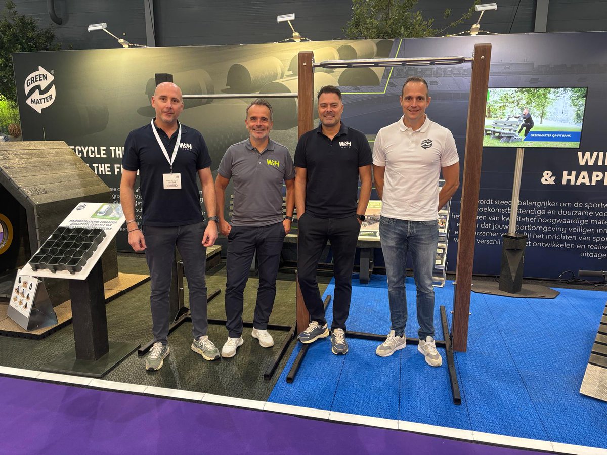 De Vakbeurs Openbare Ruimte is in volle gang!

Vandaag en morgen vindt u ons in de Jaarbeurs Utrecht bij stand 3.5.51.
We presenteren W&amp;H Sports, GreenMatter en ons nieuwe merk W&amp;H Play, want sporten begint bij spelen!

#vakbeursopenbareruimte  #WHPlay #circulairespelen #WHSports