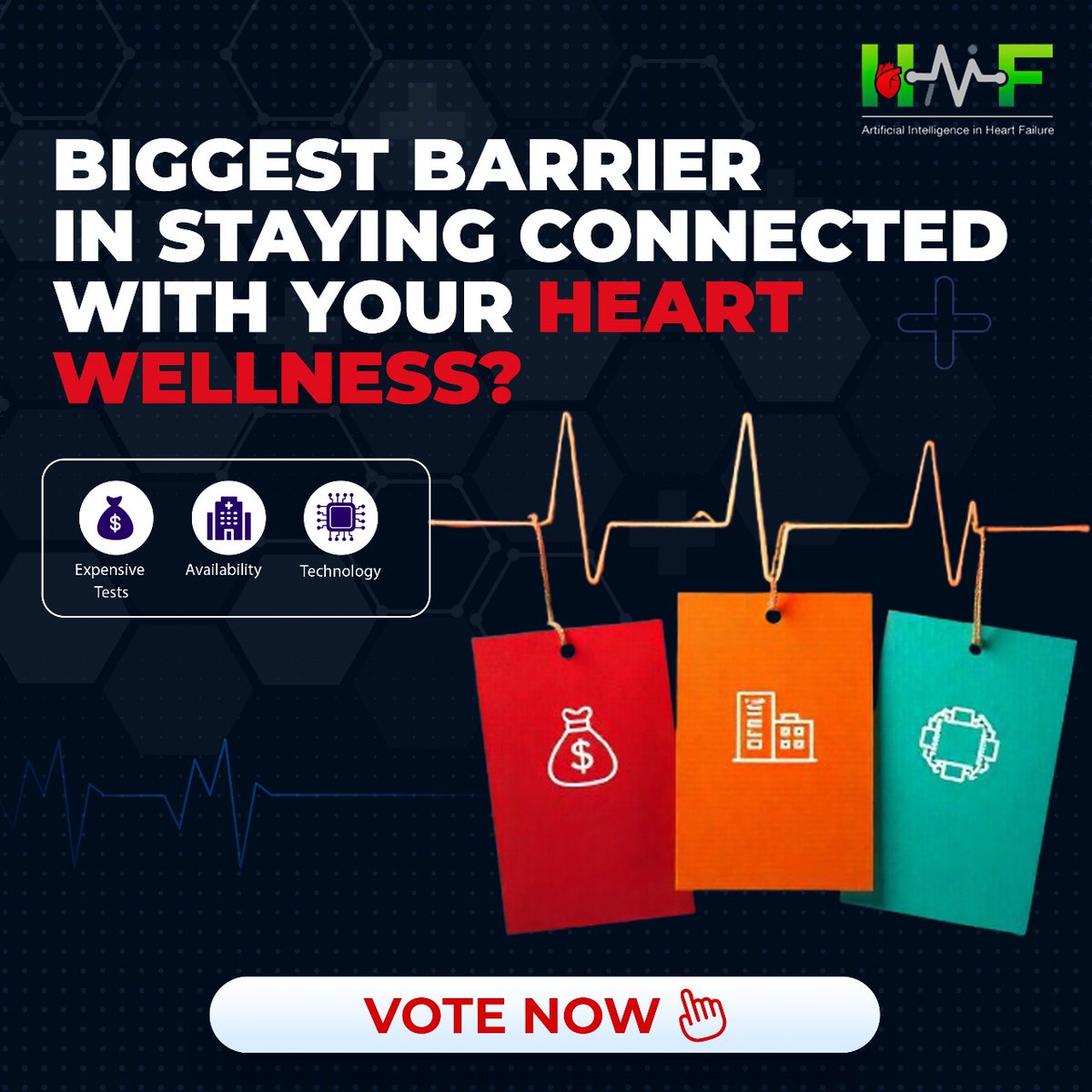 HaifTech's tweet image. 🫀 Biggest barrier in staying connected with your heart wellness? 
Options: 
1️⃣ Expensive Checks 
2️⃣ Accessibility 
3️⃣ Technology

💬 Please comment your answer below 👇