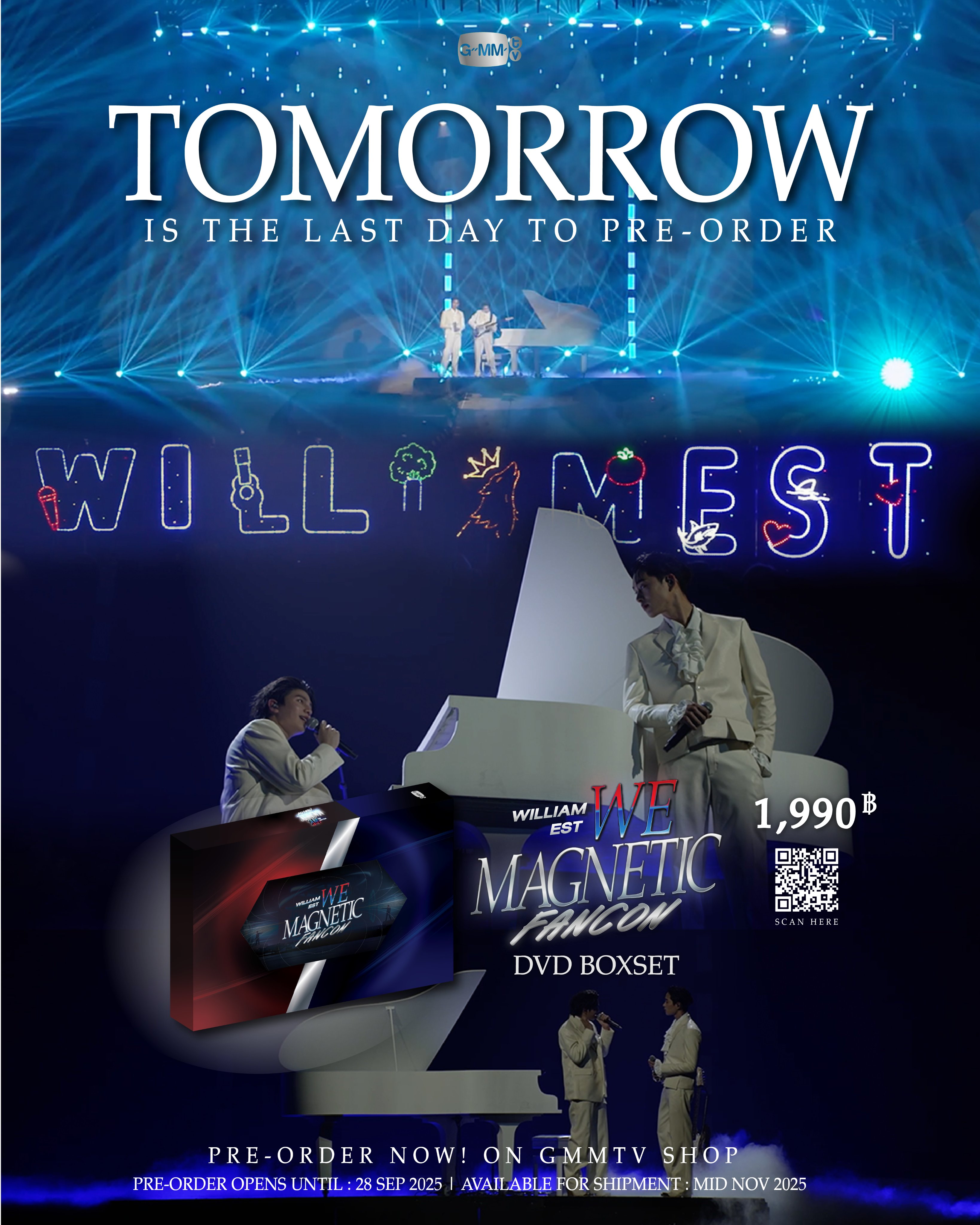 GMMTV WilliamEst Fancon サイン入りポスター GMMTV WilliamEst Fancon サイン入りポスター Main poster and