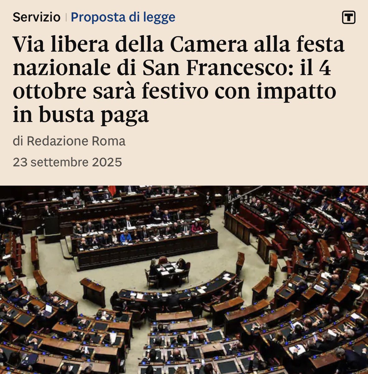 Forza ragazzi!
Perché vi limitate a #SanFrancesco 
Suggerirei, al grido di “ogni giorno un santo”, di coprire i 365 giorni dell’anno.
Tanto, pagano i Santi.