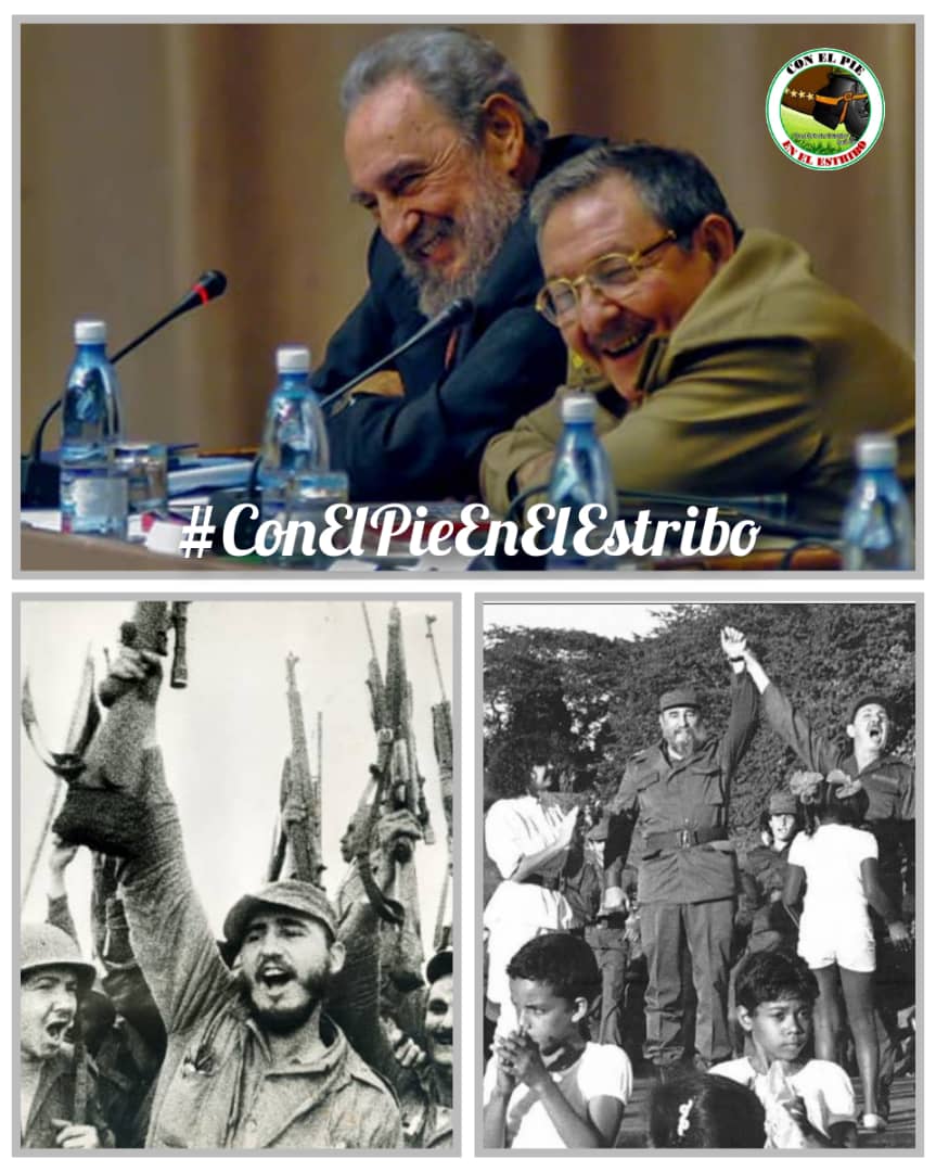 Raúl y Fidel son el claro ejemplo de una hermandad inseparable, vivieron todas las etapas revolucionarias desde la clandestinidad, la Sierra , el triunfo revolucionario, Playa Girón el Período Especial y el tránsito a las nuevas generaciones.
#SíSePuede 
#ConElPieEnElEstribo