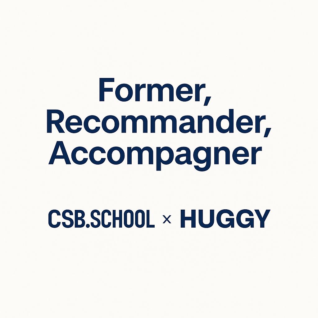 CSB_SCHOOL's tweet image. 🤝 CSB.SCHOOL x HUGGY : un partenariat au service de nos étudiants !

Former aux métiers #cyber, c’est notre mission.
Les accompagner jusqu’à l’emploi, c’est notre responsabilité.

Avec HUGGY, nos étudiants gagnent en
➡️ visibilité
➡️ recommandations
➡️ opportunités