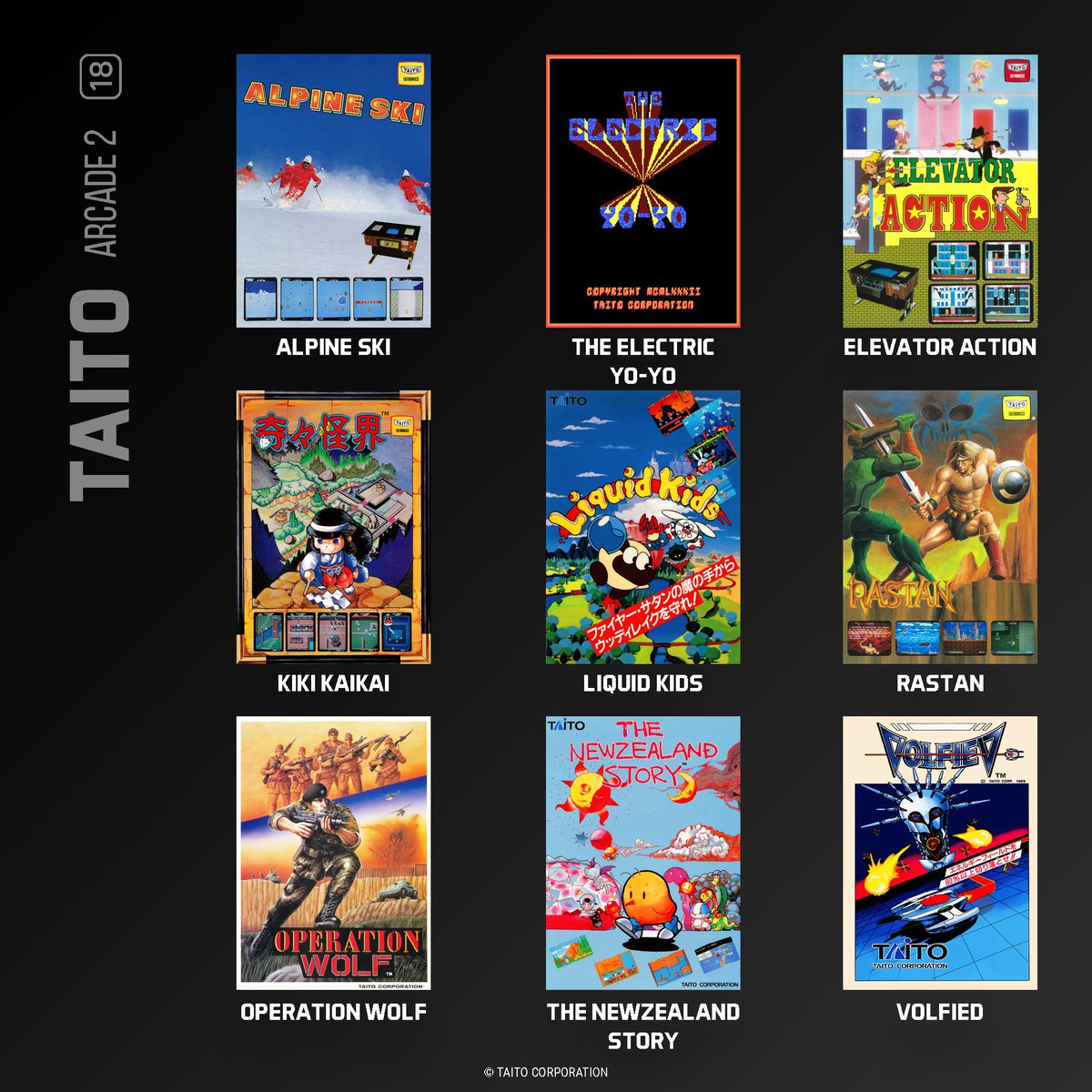 TAITO Arcade 1 and 2 are out TOMORROW! Which of the 18 games from these great collections are you most looking forward to?