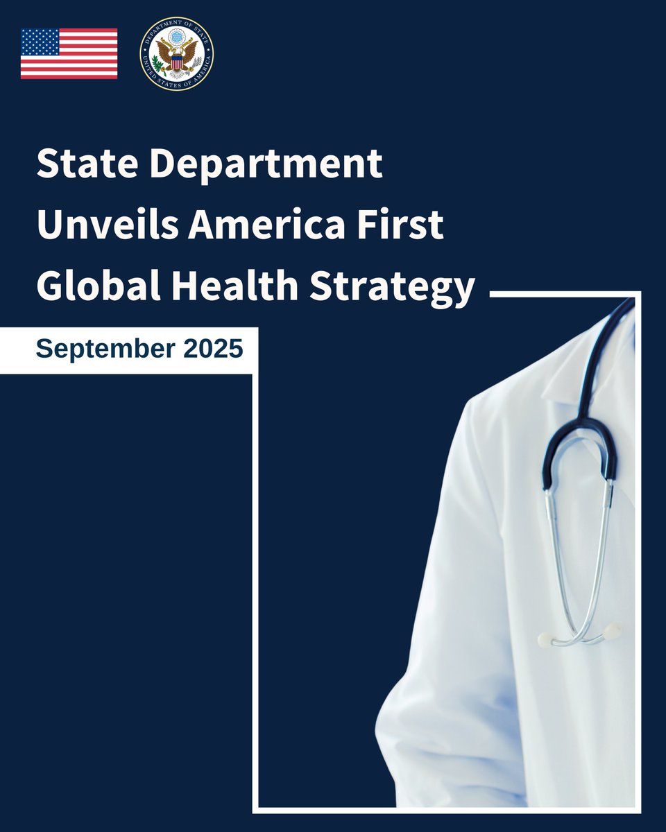 The U.S. Department of State launched a bold strategy to protect American lives, advance U.S. interests, and support global health security.

Built on three pillars:

Safer – Strengthening global disease surveillance and rapid response to stop outbreaks before they reach U.S.