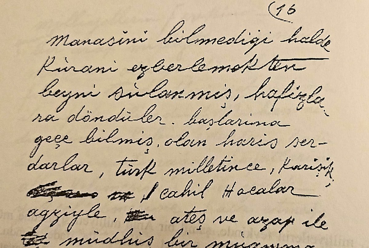 💢 Atatürk İslam’a “beyni sulanmış hafızların dini” dedi öyle mi?

Ulan burada;

“Manasını bilmediği halde Kur’an’ı eylemekten (ezberlemekten) beyni sulanmış hafızlara döndüler. Başlarına geçebilmiş olan haris serdarlar, Türk milletince fani bir azizle cahil hocalar…” yazıyor!