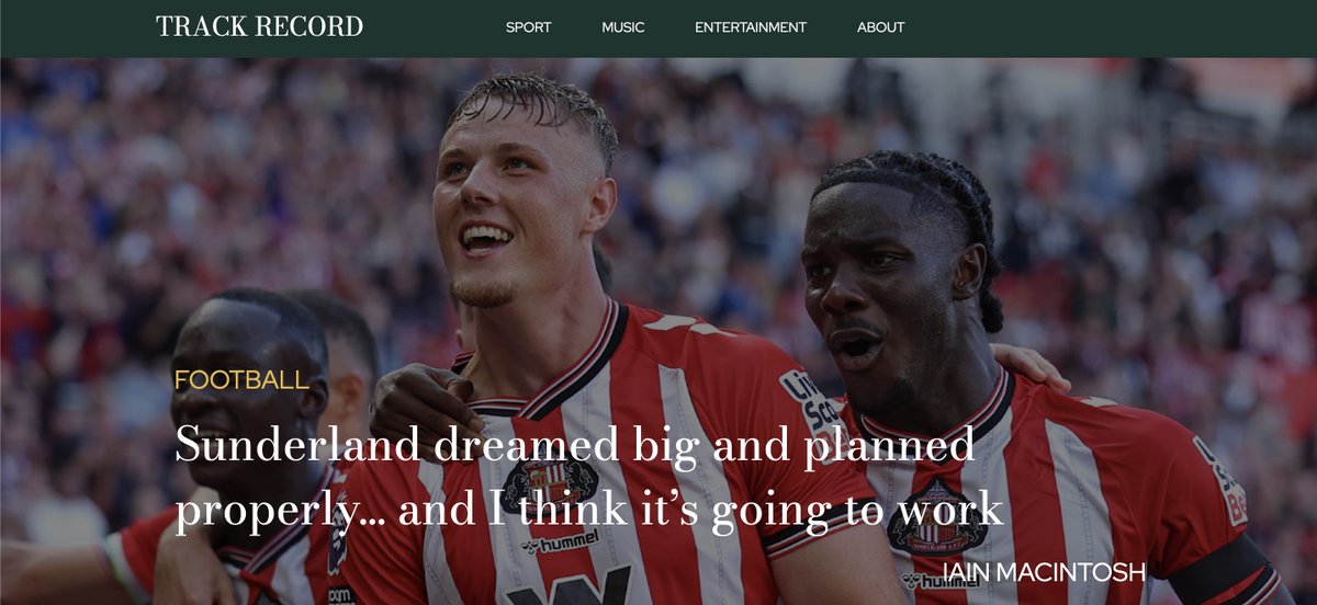 Sunderland are not going to get relegated. Feel free to bookmark this. 

trackrecordmedia.org/2025/09/23/sun…