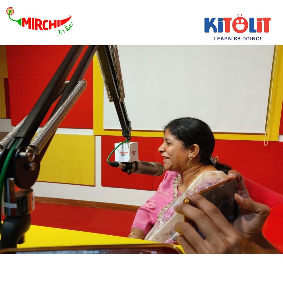 kitolit's tweet photo. Super women on Radio Mirchi 98.3 FM about Robotics and AI education https://t.co/KNka179hjq