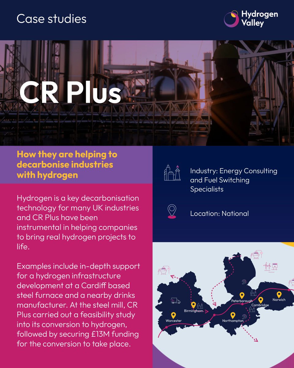 CRPlus_'s tweet image. Great to support Hydrogen Valley in its initiative to bring end users closer to hydrogen infrastructure - an area often overlooked. At CR Plus, we’re proud to help bridge the gap here and across the country as the hydrogen landscape evolves.